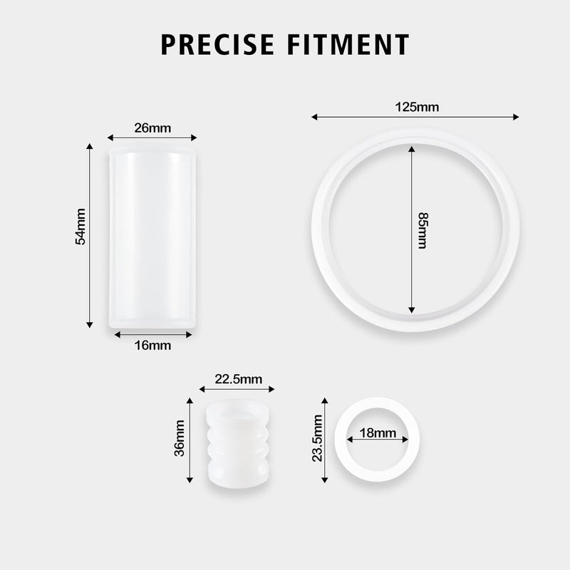 FixoTech 15-Piece Soft Serve Ice Cream Machine Repair Kit – O-Rings, Gaskets, Seals & Tubes for VEVOR, YIKAFU | Premium Food-Grade Silicone, Leak-Resistant, Easy Installation for Commercial & Home Use - Image 4